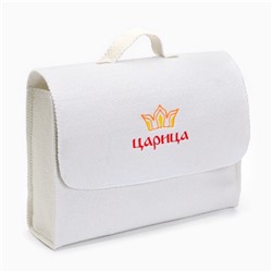 Набор для бани и сауны «Царица», 5 предметов: шапка, коврик, рукавица, тапочки, портфель, «Добропаровъ»