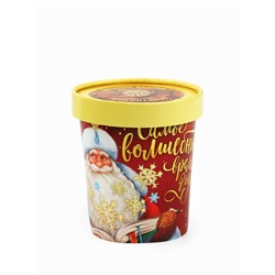 Подарочный набор новогодний «Сказочного года»: чай (50 г), конфеты (110 г), печенье брауни (120 г)