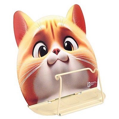 Подставка для книг металлическая 18,5x17,5x15,5 см "КОТ" 72644 Феникс