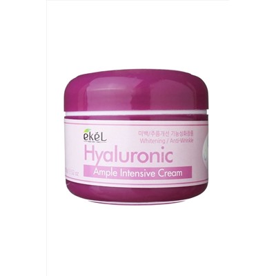 Ekel Ампульный крем для лица увлажняющий с гиалуроновой кислотой / Ample Intensive Cream Hyaluronic, 100 мл KRISTALLER, 1112143
