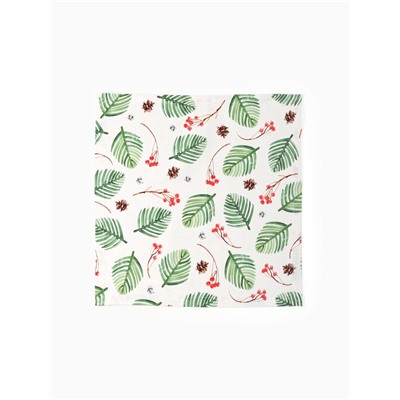 Набор сервировочных салфеток с декоративными кольцами «С Новым Годом», 40×40 см - 4 шт., 100% хлопок, саржа 190 г/м²