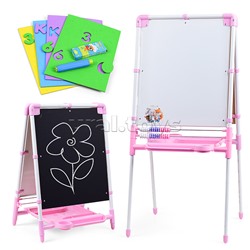 Мольберт «Доска знаний» 1 (розовый-2)
