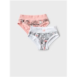 Трусы трикотажные для девочек, 2 шт в комплекте