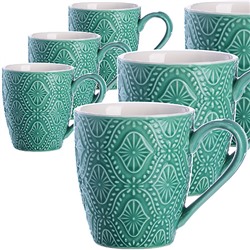 30909 Набор кружек 7пр 220мл на подставке LR (х8)