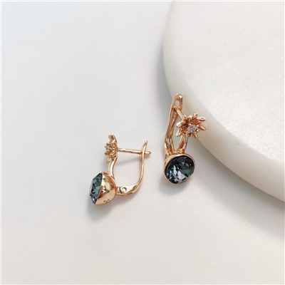 Серьги с кристаллами Swarovski