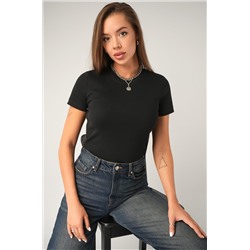 Женская футболка в рубчик Happyfox