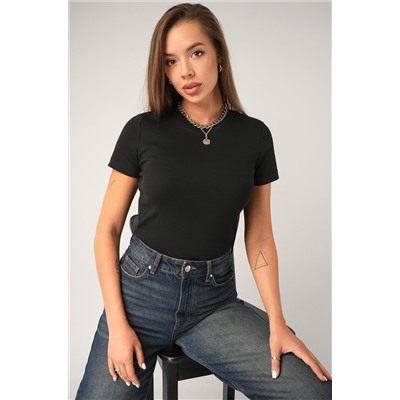 Женская футболка в рубчик Happyfox