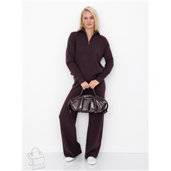 Сумка женская кожаная 1473-2Y d.purple Polina&Eiterou  в Новосибирске