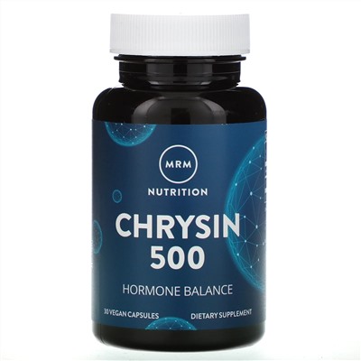 MRM, Nutrition, хризин 500, 30 веганских капсул