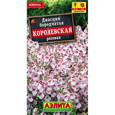 1466A Диасция Королевская розовая 20 шт