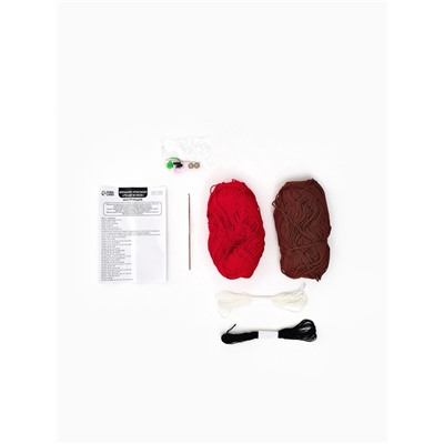 Набор для вязания игрушки «Медвежонок», 15 см, амигуруми