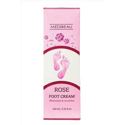 MEDIBEAU Крем для ног с экстрактом розы / Rose Foot Cream, 100 мл KRISTALLER, 1118736