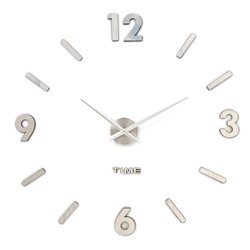 Часы настенные интерьерные, 3d «Соломон», наклейка, большие, d=120 см