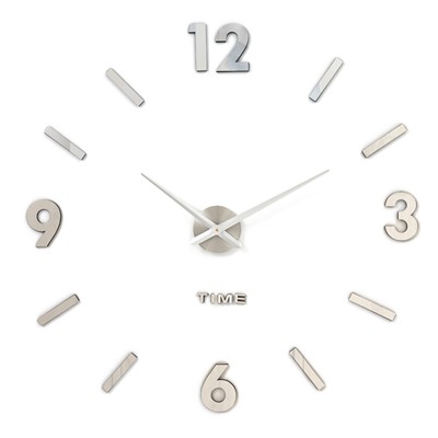 Часы настенные интерьерные, 3d «Соломон», наклейка, большие, d=120 см