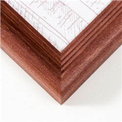 Фоторамка для фото 24×30 см Brawley, сосна, махагон, (пластиковый экран)