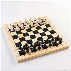 Настольные игры 3 в 1: шахматы, шашки, нарды, деревянные, большие, 40×40 см