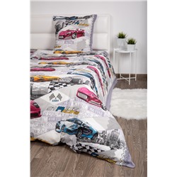 КПБ Форсаж бязь 1,5 сп с 1 наволочкой