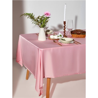 Скатерть «Этель» Rosy, 150×110 см, розовая
