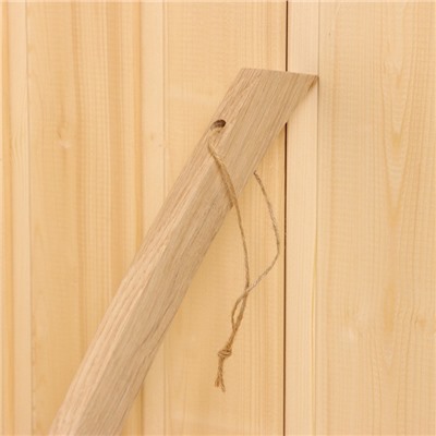 Ковш - черпак для бани и сауны, 200 мл, сталь, деревянная ручка, коричневый, «Добропаровъ»