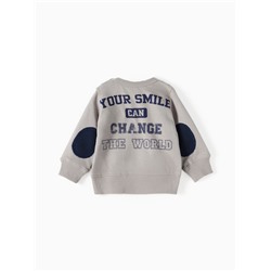 Свитшот детский «Крошка Я», рост 92-98 см, серый