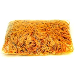 Упаковка канцелярских-банковских резинок1кг, КАУЧУК