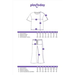 Комплект (Футболка+Брюки) PLAYTODAY, 1121433