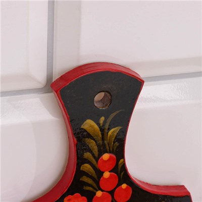 Доска разделочная дерево «Лимонница», хохлома