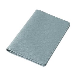 Обложка для паспорта голубой моранди, кожзам 3-619/19 Bruno Visconti