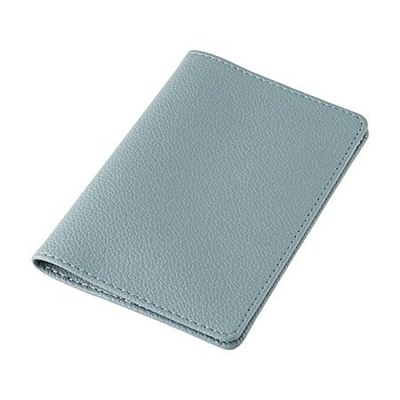 Обложка для паспорта голубой моранди, кожзам 3-619/19 Bruno Visconti