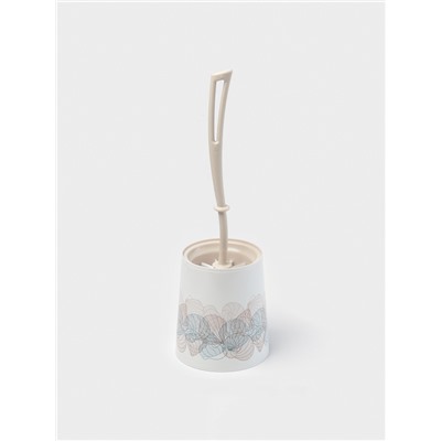 Ёршик для унитаза «Ракушки», 12×12×36 см, с подставкой