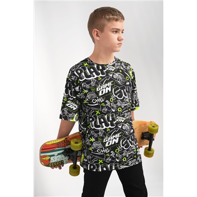 Детская футболка оверсайз Happyfox