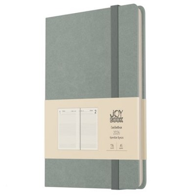 Ежедневник 2026 г. А5 352 стр. "Joy Book. Мятное мороженое" на резинке ЕКДБ52617611 Эксмо