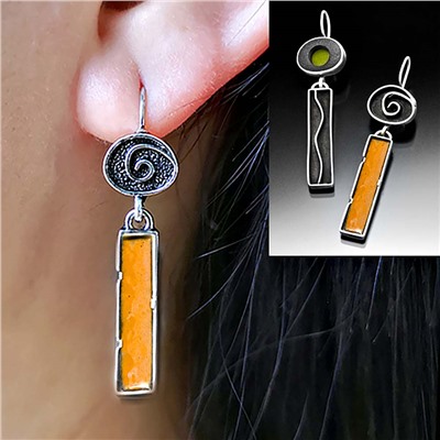 Серьги на крючках арт. 13 4872 (id 273630)