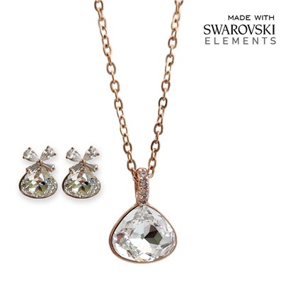 Комплект с кристаллами Swarovski