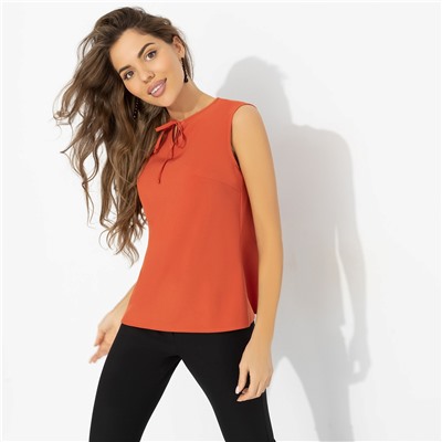 Блуза в трендовом цвете, Легкое настроение (терракот)