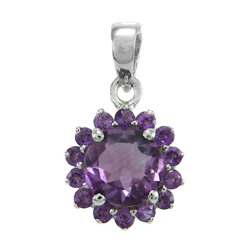 Подвеска, аметист, Подсолнух