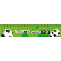 Закладка-линейка 20 см "ФУТБОЛ" ЗЛ-20 Пчелка