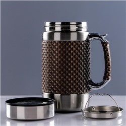 Термокружка TAKE IT EASY «Великан.Рептилия», 450 мл, 16×8 см, сохраняет тепло 2 ч, сито, нержавеющая сталь