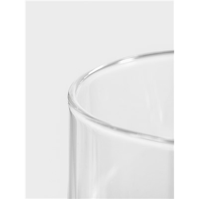 Кружка Magistro «Боттом», 250 мл, 10.5×6.2 см штабелируемая, боросиликатное стекло, прозрачная