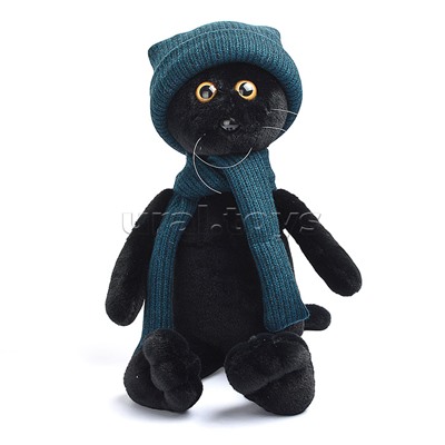 Кот Фикс в шапке с вышивкой В27