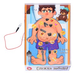 Игра электронная настольная "Олежка заболел"