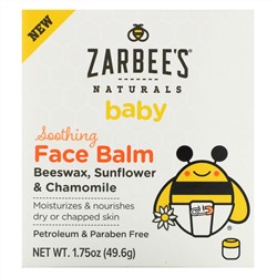 Zarbee's, Baby, успокиавающий бальзам для лица, 49,6 г (1,75 унции)