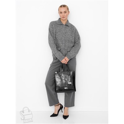 Сумка женская кожаная 91147SP black Velina Fabbaino-Safenta