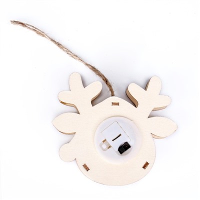 Световой декор с подвеской «Новый год», 9 см, МИКС