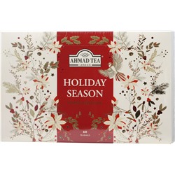 AHMAD TEA. Новый год. Ассорти Праздничный сезон карт.упаковка, 60 пак.
