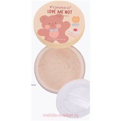 Farres Пудра рассыпчатая Love Me Not тон 02 слоновая кость 3028