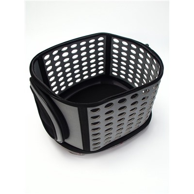 Складная сумка - переноска большая, 42.5×37.5×29.5 см, материал EVA, серая