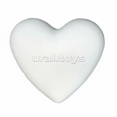 Заготовка для декорирования "DIY Сердце" из пенополистирола, 100x47 мм,