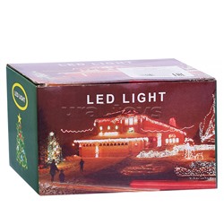 Электрогирлянда-занавес "Снежинки" 3м, 96 ламп, светодиодная, теплый