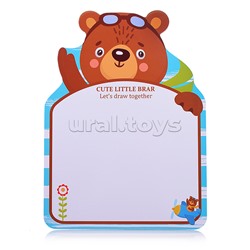 Доска для рисования "Рисуй с медвежонком" в пакете